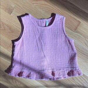 Pink Rylee + Cru Oceanside Top